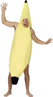 Produktbild von Bananenkostüm Kostüm Banane Bananenanzug Frucht M/L