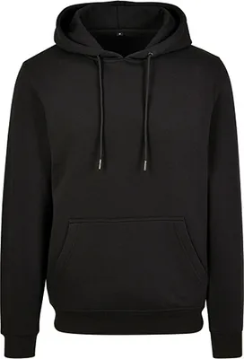 Immagine prodotto di Build Your Brand BY118 | Felpa con cappuccio Premium da uomo - Colore: Nero - Taglia: S