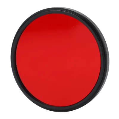 Produktbild von Voll Rot Objektiv Filter,Kamera Voll Rot Objektiv Filter,Voll Rot Filter,Optisches Glas Rot Filter,Kamera Rot Filter mit Gewinde,Voll Rot Farbobjektiv Filter