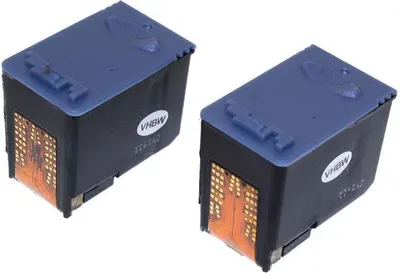 Produktbild von vhbw 2x Tintenpatronen kompatibel mit Samsung SF370, SF375, SF375TP, SF-370, SF-375, SF-375TP Drucker - Schwarz (Kompatibel)