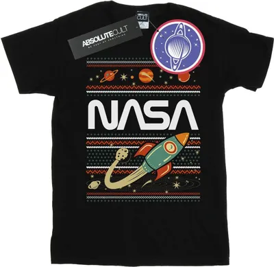 Produktbild von NASA - T-Shirt für Herren BI52271 (XL) (Schwarz)