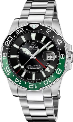 Obrázek produktu pro Hodinky Jaguar pánské stříbrný náramek z nerezové oceli UJ1011/5