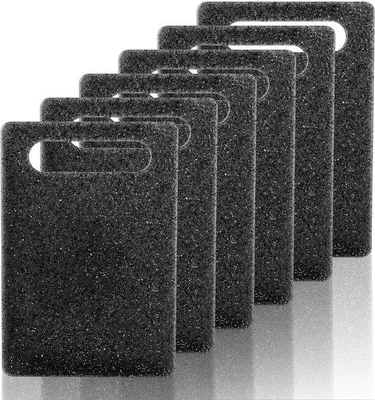 Immagine prodotto di Set di taglieri in plastica antibatterici, 6 pezzi, 24x16 cm
