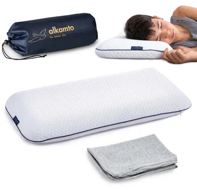 Produktbild von Alkamto Ergonomisches Kinderkissen Memory Foam 60x33x6 cm