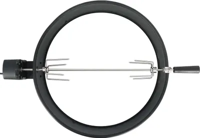 Produktbild von vidaXL Sada grilovacích kruhů 57 cm černá