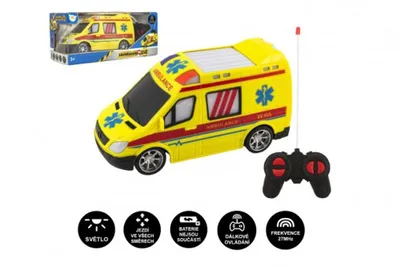 Zdjęcie produktu dla Samochód RC ambulans plastikowy 20 cm