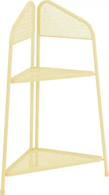 Produktbild von MWH Balcony Ecco small Eckregal klein- Material: Metall, Farbe: popcorn, Maße: 48 cmx48 cmx100 cm; 879910
