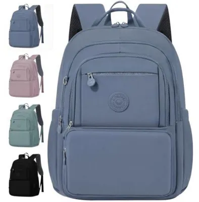 Produktbild von Schulrucksack Teenager mit Laptopfach, wasserdicht, 24L, 45x34x16cm, A-blau