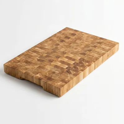 Immagine prodotto di Tavola di rovere a listelli 50x35x4, massiccia, con venatura trasversale, BLOK PREMIUM, per affettare