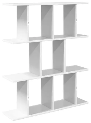 Obrázek produktu pro vidaXL Nástěnná police, bílá, 80 x 20 x 96 cm, materiál: dřevotříska