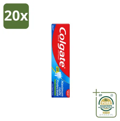 Produktbild von 20 x Colgate Maximum Cavity Protection Zahnpasta - 100 ml - Vorratspackung - 20 Stücke