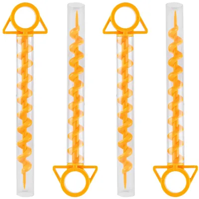 Obrázek produktu pro Solidchoice – Sada 4 plastových kotvících kolíků se závitem, 29 cm