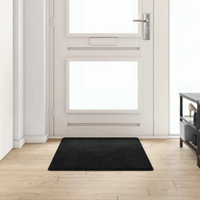 Imagen del producto de Runner de Alfombra Negro 80 x 150 cm