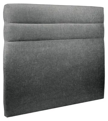 Produktbild von Kopfteil Modell Linien – Anthrazitgrauer Stoff 160 cm