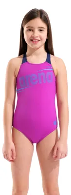 Produktbild von G Arena Bold Swimsuit V Back Very Fuchsia-Navy Very Fuchsia-Navy 164