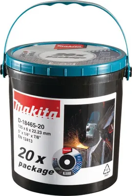 Zdjęcie produktu dla Makita Afbraams 125×6,0×22,2 MM 20 sztuk