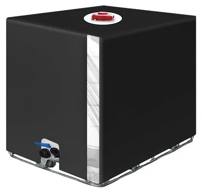 Produktbild von IBC Tank Abdeckung 1000L 210D Oxford, wasserdicht & UV Schutz, wetterfest, Staub- & Algen Schutz, für IBC Container 120x100x116cm Outdoor