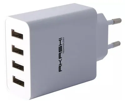 Image de C/secteur Rapide Intelligent 4usb 5a 25w - Akashi