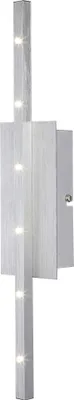 Produktbild von Globo Caliban Wandleuchte Aluminium Gebürstet, 6xLED; 67050-6W