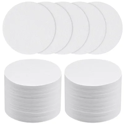 Produktbild von Rundes Kaffee-Filterpapier - 400 Stück Espresso Papierfilter - Für Kaffeekocher - Weiß, 51 mm