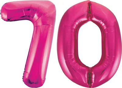Produktbild von XXL Folienballon Zahl bunt Geburtstag Jubiläum Zahlenballon Riesenfolienballon Geburtstagsdeko
