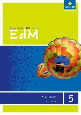 Obrázek produktu pro Elemente der Mathematik 5. Arbeitsheft. G9. Hessen