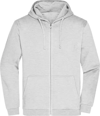 Produktbild von Klassische Sweatjacke mit Kapuze ash, Gr. XXL