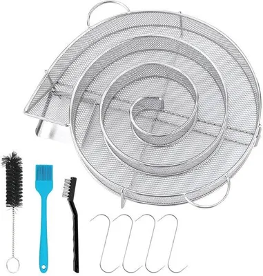 Immagine prodotto di NTHProducts - Affumicatore - Contenitore per affumicatura per barbecue - Acciaio inossidabile - Generatore di affumicatura a freddo - Perfetto per la cottura alla griglia - Adatto per barbecue