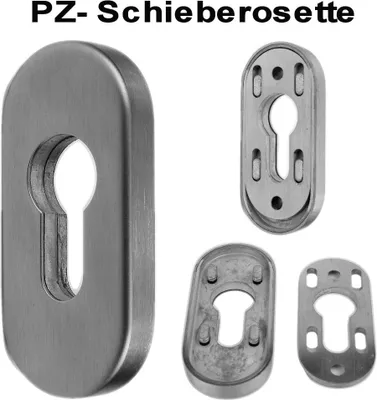 Produktbild von Schiebe- Schutzrosette für Profilzylinder
