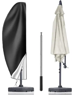 Produktbild von Sonnenschirm Schutzhülle 420D Oxford Wetterfest UV-Schutz 265 x 40/70/50 cm mit Stab
