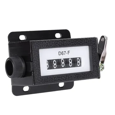 Image de Compteur à chiffres,Compteur mécanique,Compteur manuel,Compteur réinitialisable,Compteur à 5 chiffres,Compteur à tirage