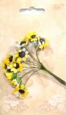 Image de Tournesols en papier 10pcs naturel
