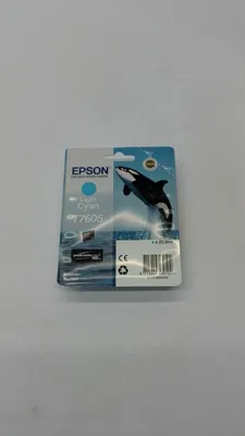 Produktbild von Epson T7605 Light Cyan, Cyan, Tinte auf Pigmentbasis, 25,9 ml, 1 Stück(e), Einzelpackung