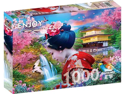 Zdjęcie produktu dla Puzzle 1000 elementów Enjoy – Ogród gejszy