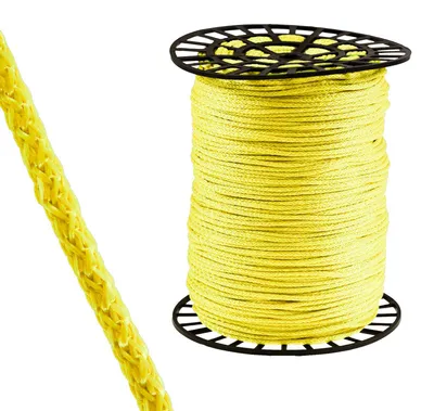 350m Polyester-Seil Ø 4mm auf Rolle gelb