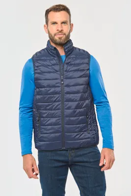 Produktbild von Kariban Herren Steppweste Weste Stepp Weste Jacke Winterweste, Größe:M, Farbe:Weiß