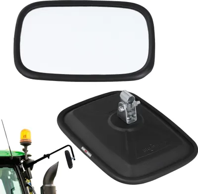 Produktbild von KOTARBAU® Traktor Spiegel klein Universal 18 x 12,5 cm PVC 1 Stück Traktor Außenspiegel Traktor Spiegel mit Halterung