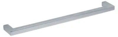 Productafbeelding van Roestvrijstalen handgreep voor meubels, afstand tussen de bevestigingsgaten 224 mm, chroom gepolijde afwerking. Set van 6 stuks