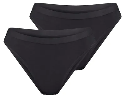 Produktbild von sloggi Damen Tai-Slip Blue GO Sense 2-Pack black - Größe XL