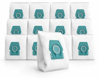 Image de 12 sacs d'aspirateur de rechange, compatibles avec les séries d'aspirateurs Miele TU Guard L1, Guard S1 et Guard M1. Accessoire pour aspirateur - Sacs d'aspirateur - Sacs filtrants