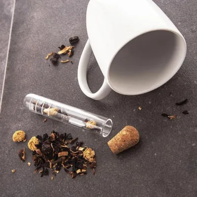 Image de Infuseur à thé en verre - Filtre à thé - 13 cm