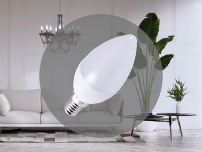 Immagine prodotto di Lampadina LED 5W-C37/E14/SMD/3000K - ZLS712