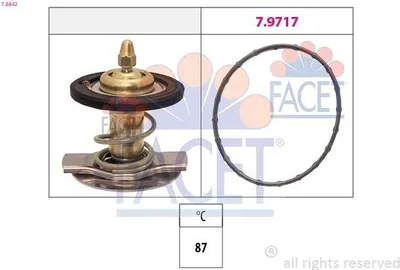 Produktbild von FACET Thermostat Kühlmittel 87°C passend für MERCEDES-BENZ E-Klasse Limousine (W211) C-Klasse Limousine (W203) E-Klasse Limousine (W212)