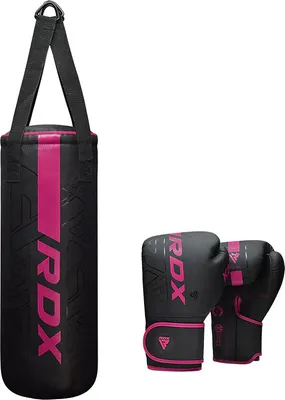 Produktbild von RDX Kinder Boxsack und Handschuhe F6 2FT KARA rosa