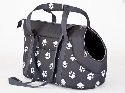 Obrázok produktu pre Taška pre domáce zvieratá veľkosť 3 - 58 × 30 × 32 cm, vodoodpudivá a ľahko udržiavateľná, OEKO-TEX, s ramenným popruhom a karabínou, ideálna pre mačky a malé psy