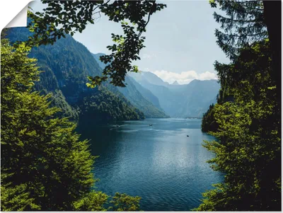 Produktbild von ARTland Poster Malerwinkel Königssee- Alpen Größe: 80x60 cm