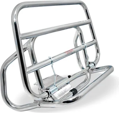 Produktbild von Parimor A.M.S Cuppini Gepäckträger hinten klappbar / chrom 37 x 25cm kompatibel mit Vespa ET2 ET4 50 125