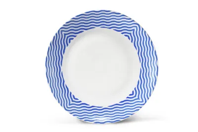 Image de Assiette à dessert en porcelaine, 21 cm, porcelaine tchèque, Leander, BeFree, bleu