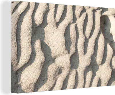Produktbild von OneMillionCanvasses® - Leinwandbilder - 150x100 cm, Strand - Sand - Sommer, Wandbilder Kunstdruck Wanddekoration - Foto auf Leinwand - Gemälde auf Holzrahmen