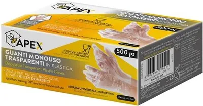 Image de Apex Gants à usage unique - Gants jetables - Une taille - 500 pièces